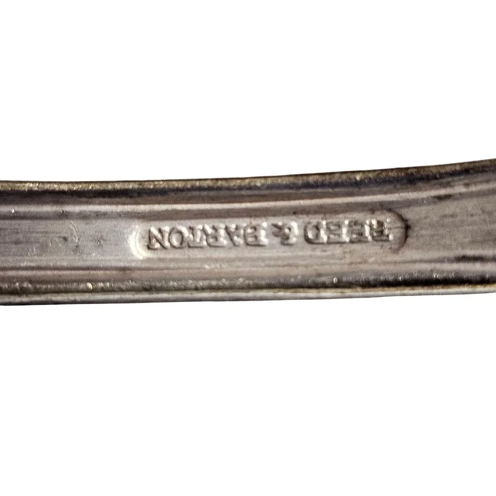 Reed & Barton Palmer House 72 Silver Plated Spoon Elegant Monogrammed‎ Vintage